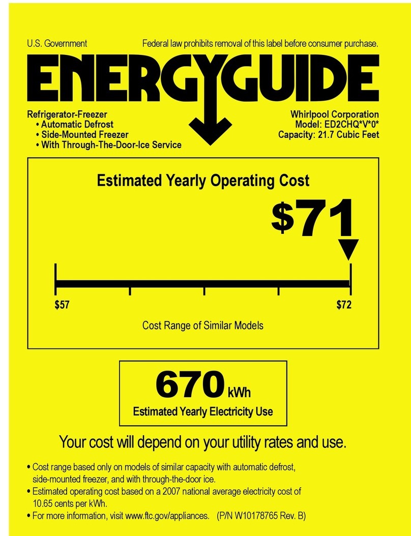 Whirlpool ED2CHQXVB Assembly instructions