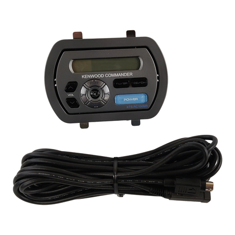 Kenwood RC100MR - Marine CD Receiver Remote Control... User manual Kenwood RC100MR - Marine CD Receiver Remote Control... User manual