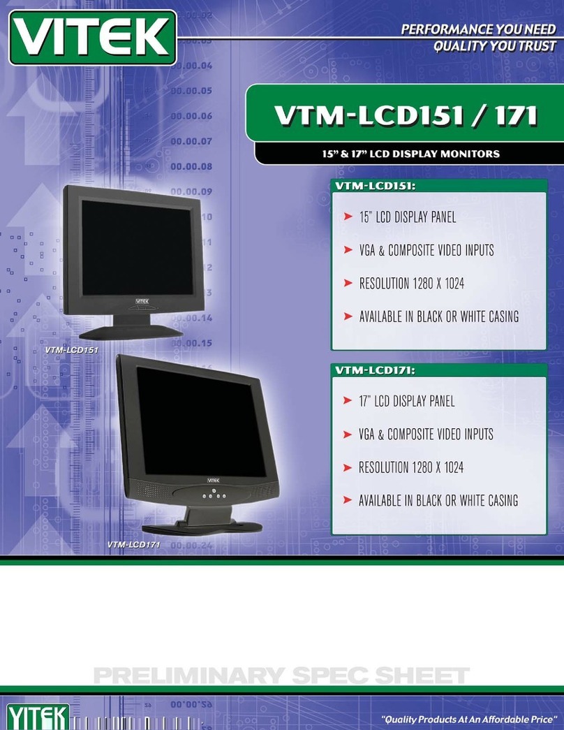 Vitek VTM-LCD151 User manual Vitek VTM-LCD151 User manual