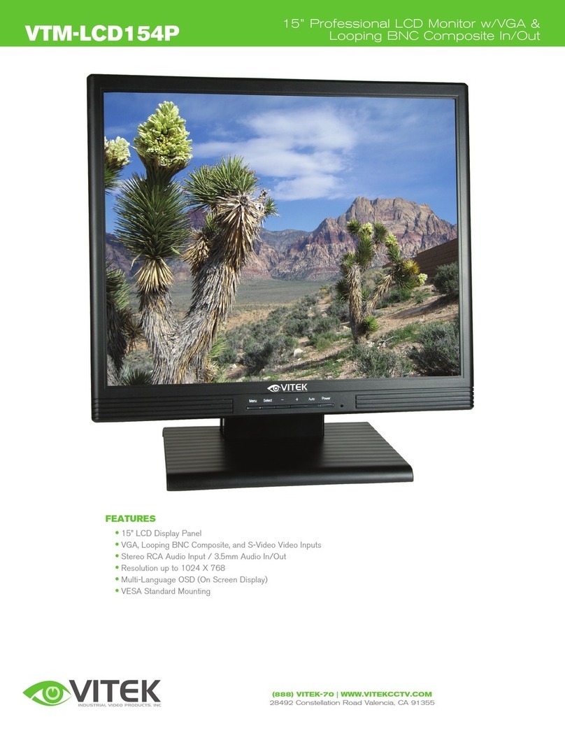 Vitek VTM-LCD154P User manual