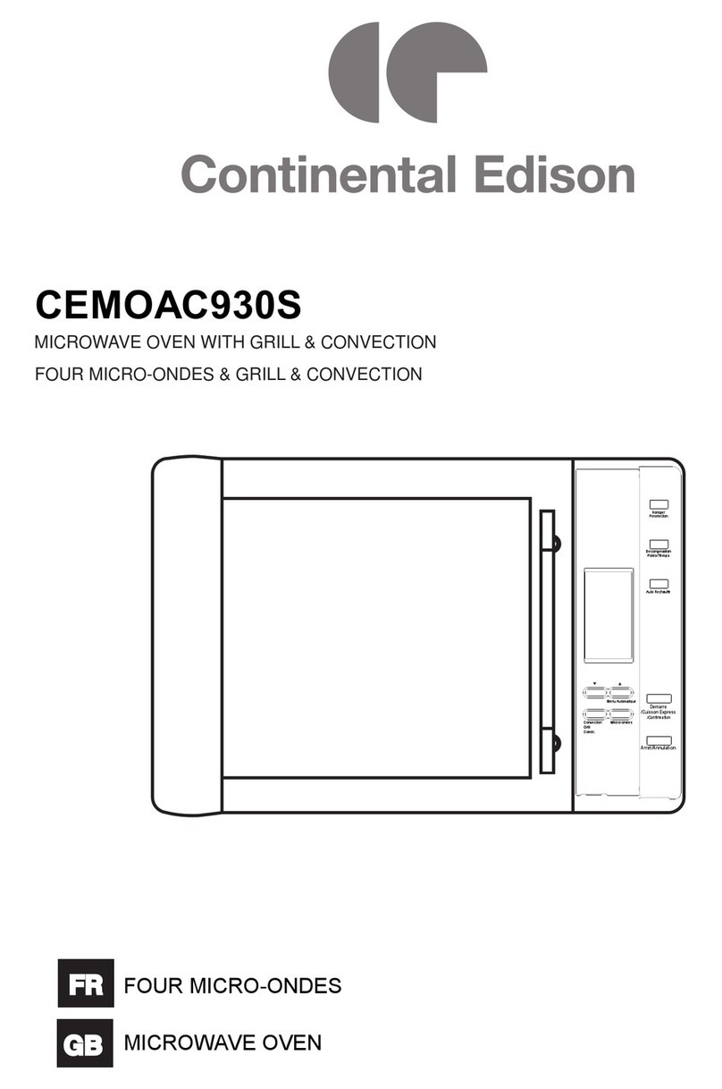 CONTINENTAL EDISON CEMOAC930S User manual