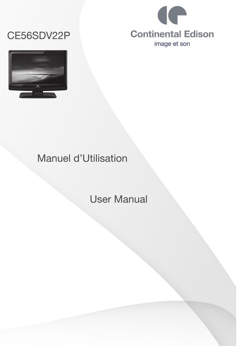 CONTINENTAL EDISON CE56SDV22P User manual
