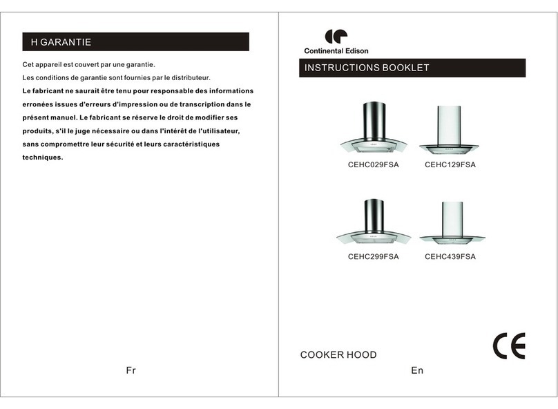 CONTINENTAL EDISON CEHC029FSA User manual