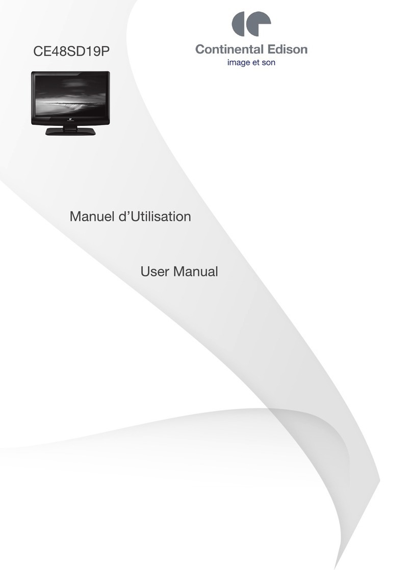 CONTINENTAL EDISON CE48SD19P User manual