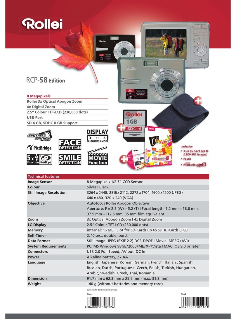 Rollei RCP-S8 EDITION - User manual