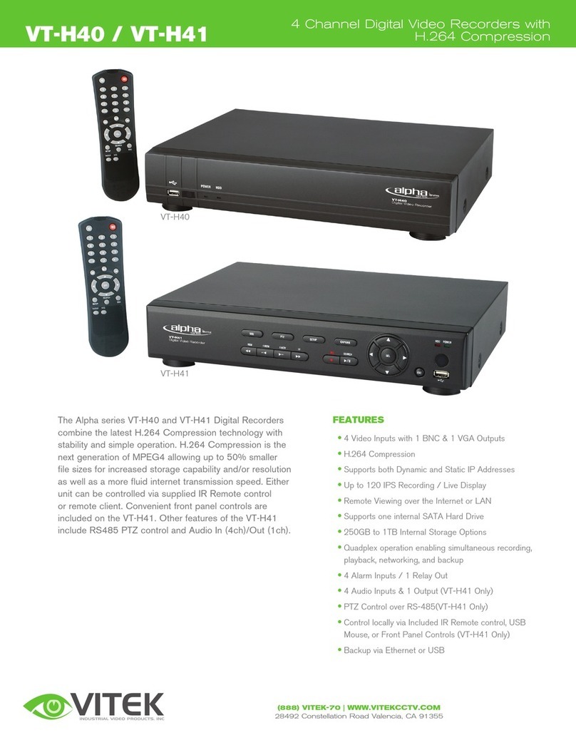 Vitek VT-H40 - datasheet