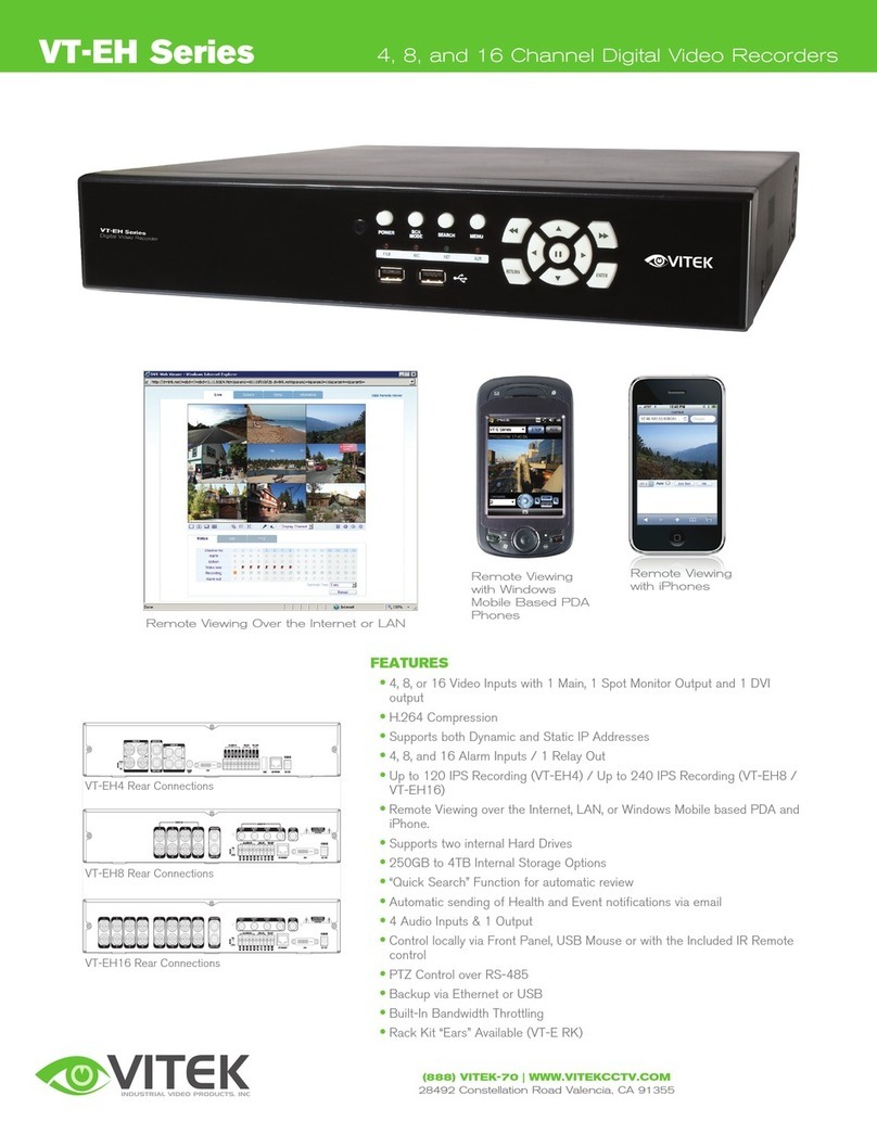 Vitek VT-EH Series User manual