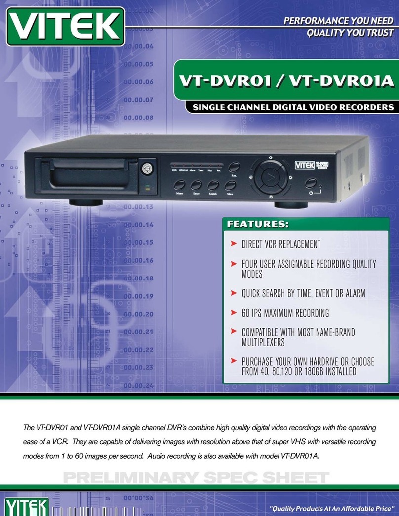 Vitek VT-DVR01 User manual