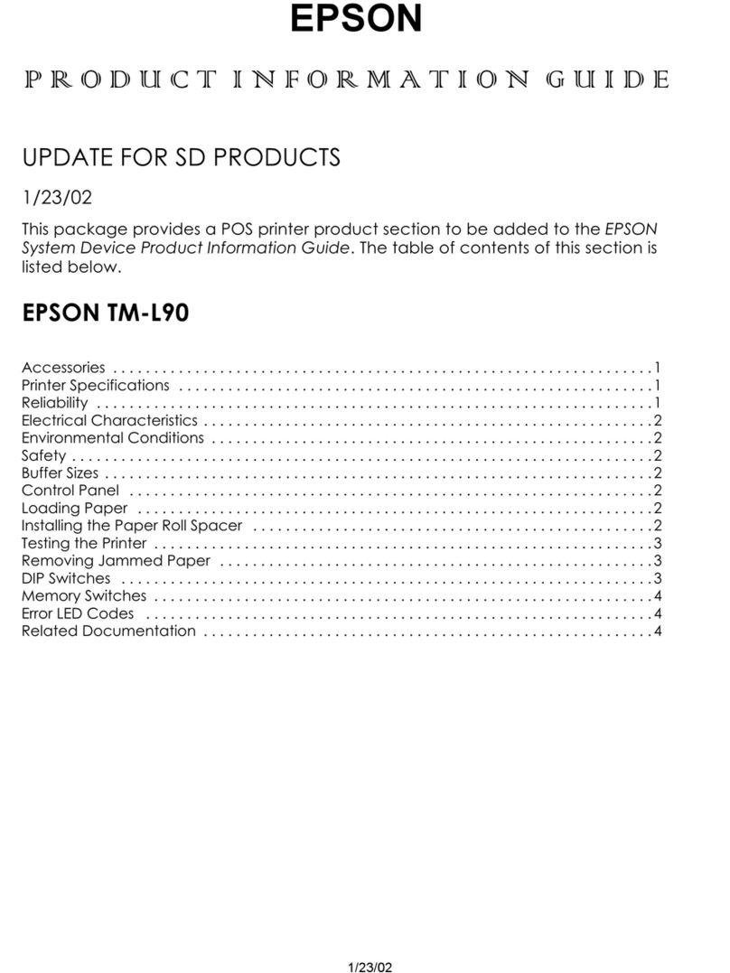 Epson TM-L90 series Technical manual
