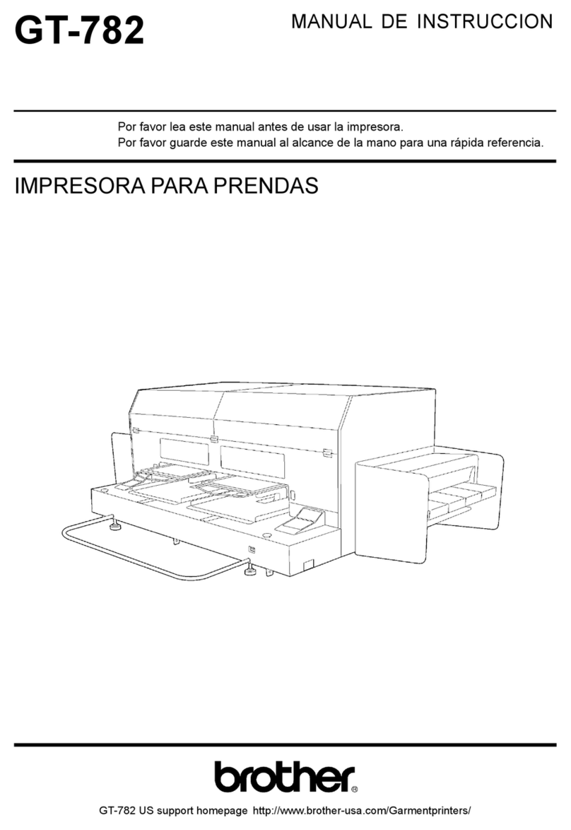 Brother GT-782 User manual