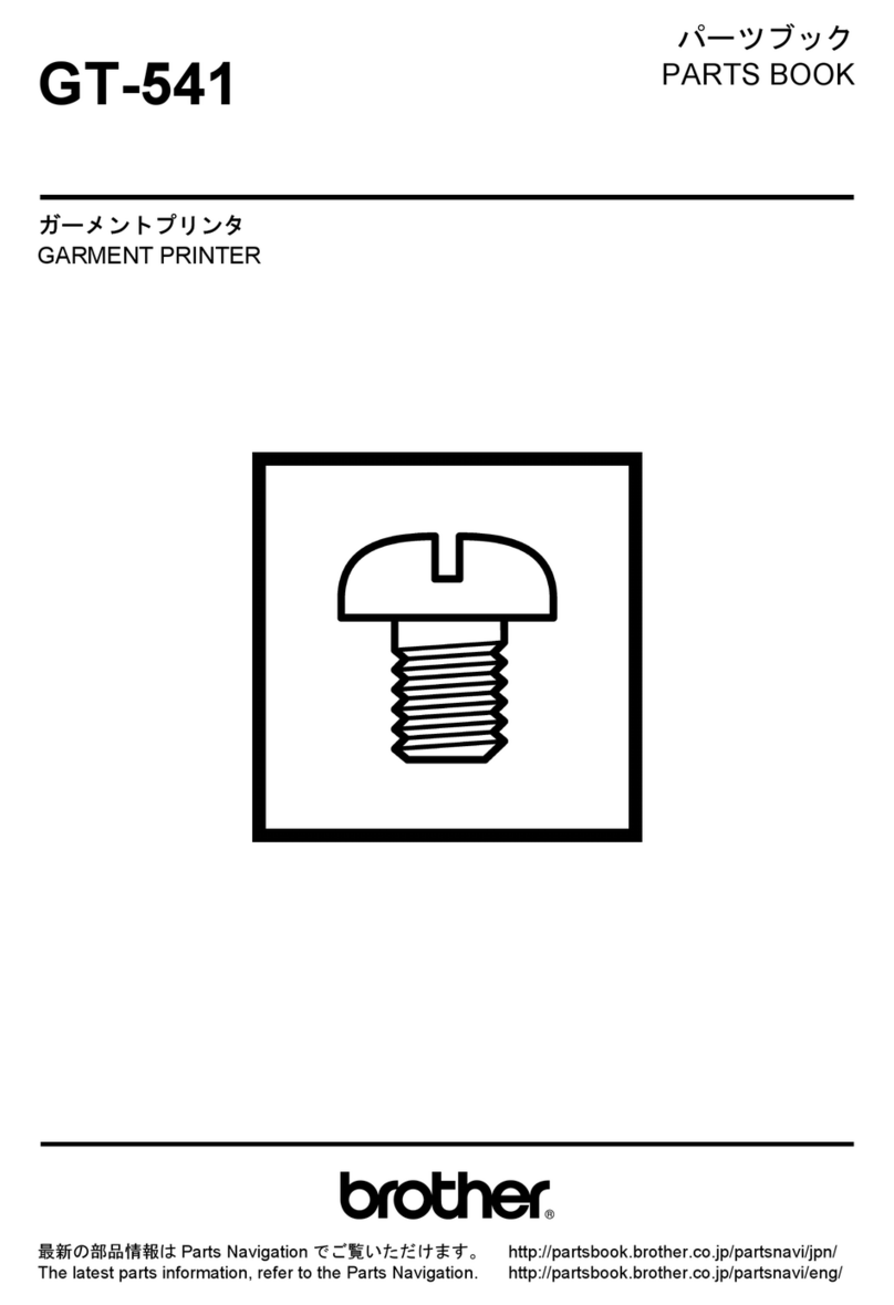 Brother GT-541 User manual