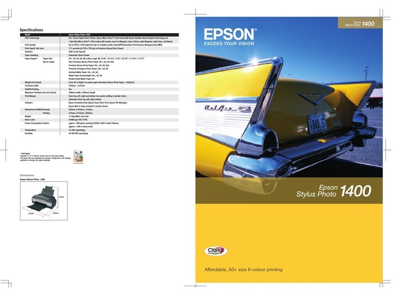 Epson C11C655001 User manual