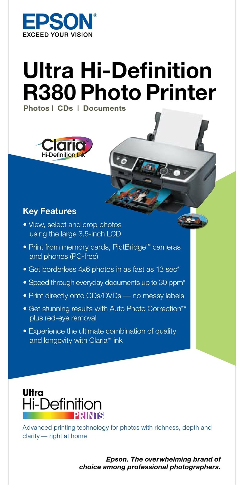 Epson C11C658011 User manual