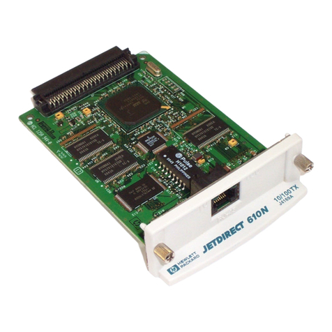 HP 615N - JetDirect Print Server Hardware installation guide