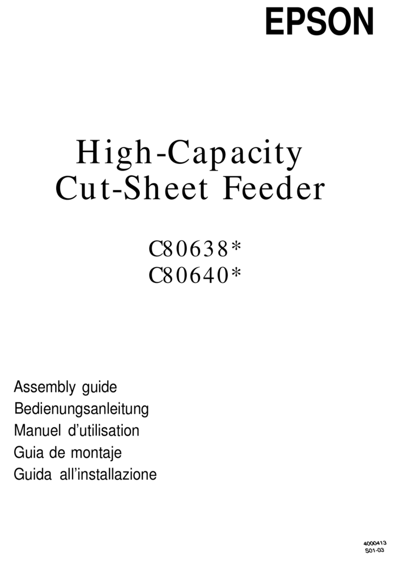 Epson ActionPrinter 5000 - ActionPrinter-5000 Impact... Assembly guide