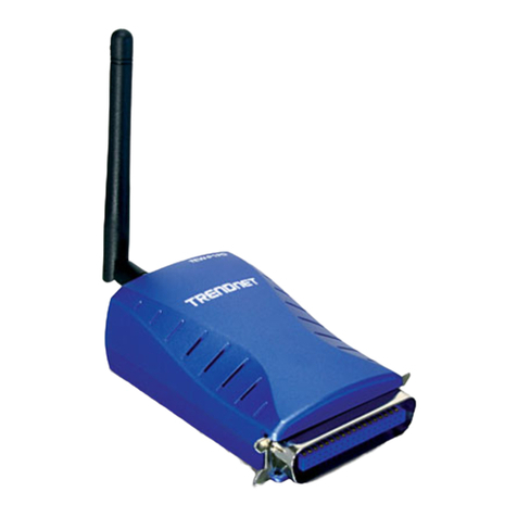 TRENDnet TEW-P1PG - Wireless Parallel Print Server User manual