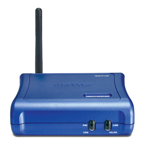 TRENDnet TEW-P1UG - Wireless Print Server User manual