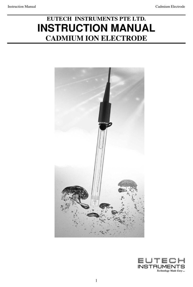 EUTECH INSTRUMENTS CADMIUM EPOXY User manual