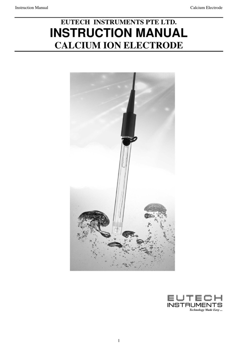 EUTECH INSTRUMENTS CALCIUM EPOXY User manual