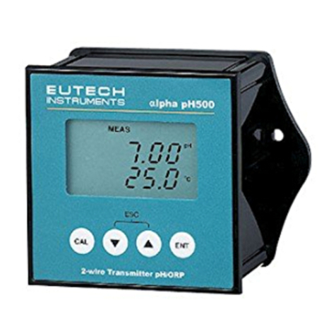 EUTECH INSTRUMENTS ALPHA PH 500 - REV 6 manual