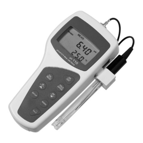 EUTECH INSTRUMENTS CYBERSCAN PH 110 PHMVRS232 METER User manual EUTECH INSTRUMENTS CYBERSCAN PH 110 PHMVRS232 METER User manual
