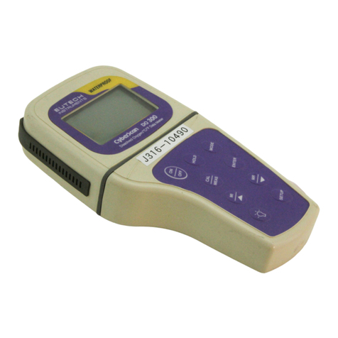 EUTECH INSTRUMENTS WATERPROOF CYBERSCAN DO 300 DISSOLVED OXYGEN... Mounting instructions