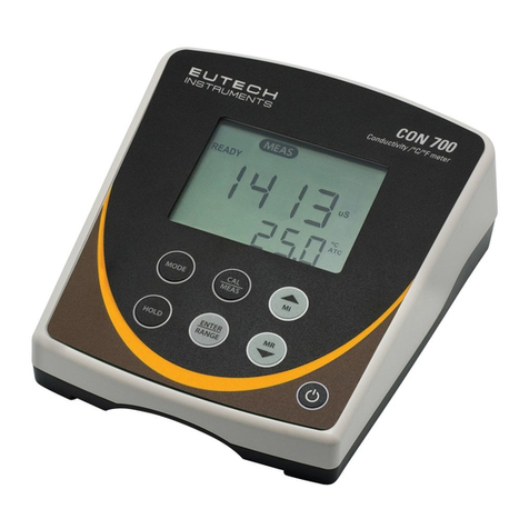 EUTECH INSTRUMENTS CON 700 - REV 3 User manual EUTECH INSTRUMENTS CON 700 - REV 3 User manual
