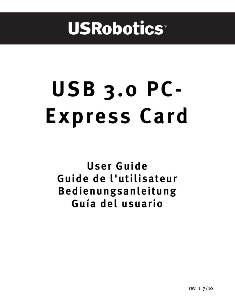 US Robotics 3.0 PC-EXPRESS user guide