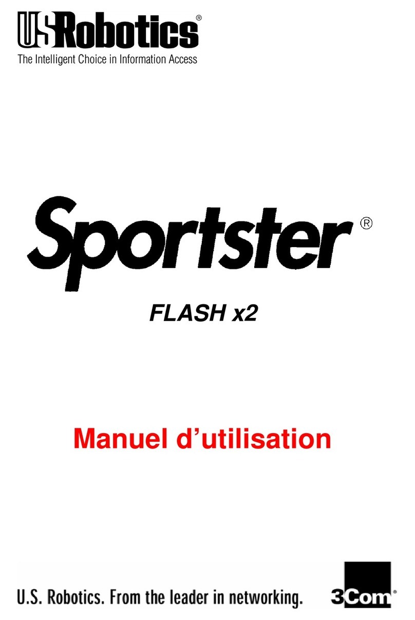 US Robotics SPORTSTER FLASH X2 Manuel d'utilisation
