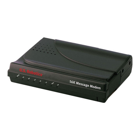 US Robotics 56K MESSAGE MODEM - QUICK  FOR WINDOWS Quick installation guide