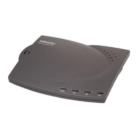 US Robotics 56K FAXMODEM USB -  FOR WINDOWS REV 1.1 User manual
