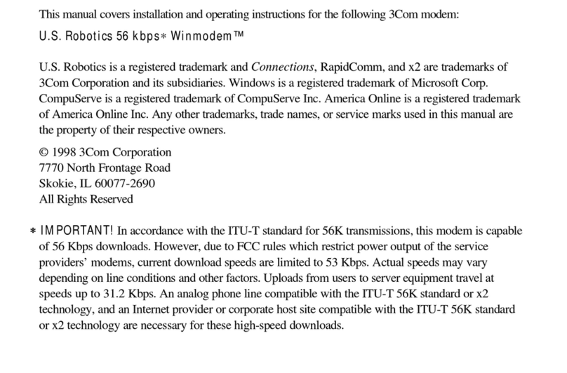 3Com 005683-00 - User manual