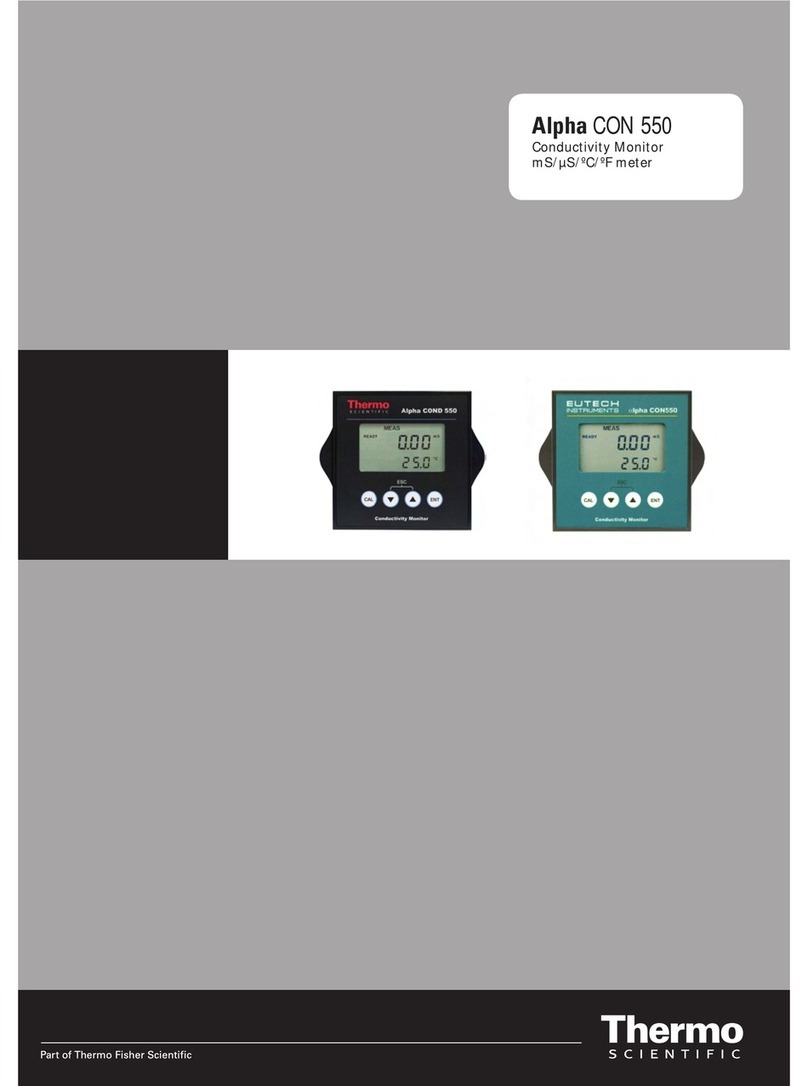 Thermo Scientific ALPHA COND 550 User manual