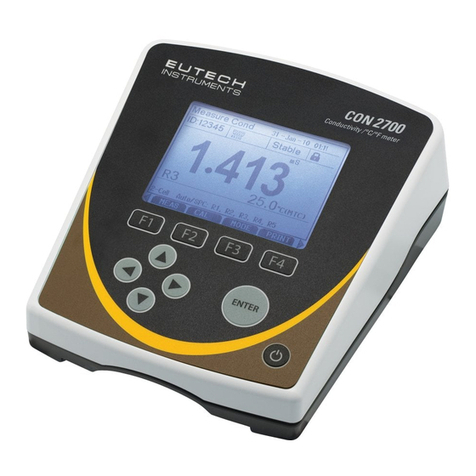 EUTECH INSTRUMENTS 2700 User manual EUTECH INSTRUMENTS 2700 User manual