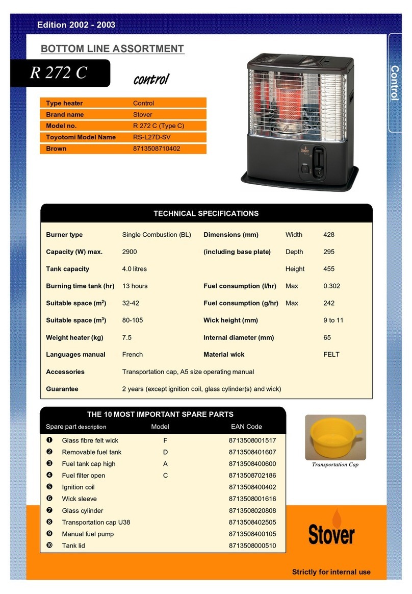 Stover R 272 C User manual
