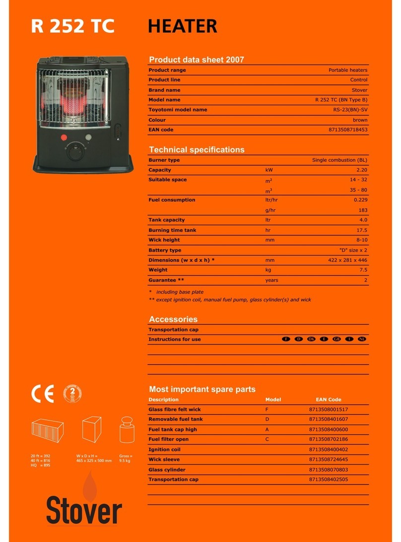 Stover R 252 TC User manual