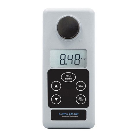 EUTECH INSTRUMENTS TURBIDIMETER TN-100 WATERPROOF PORTABLE... User manual