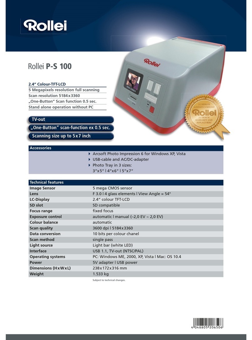Rollei P-S 100 datasheet