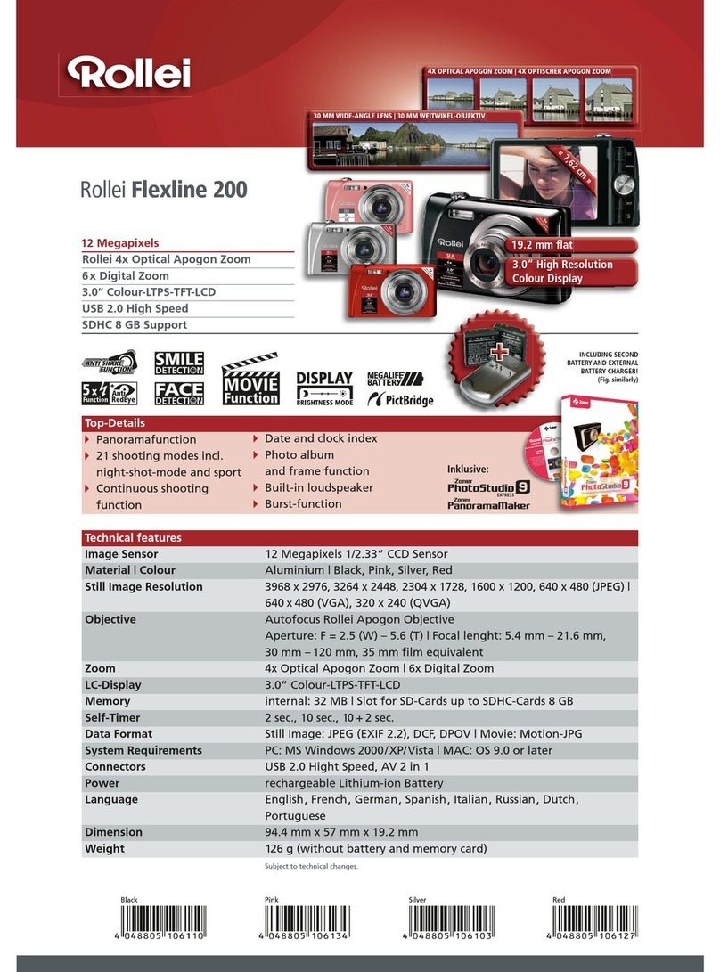 Rollei FLEXLINE 200 User manual