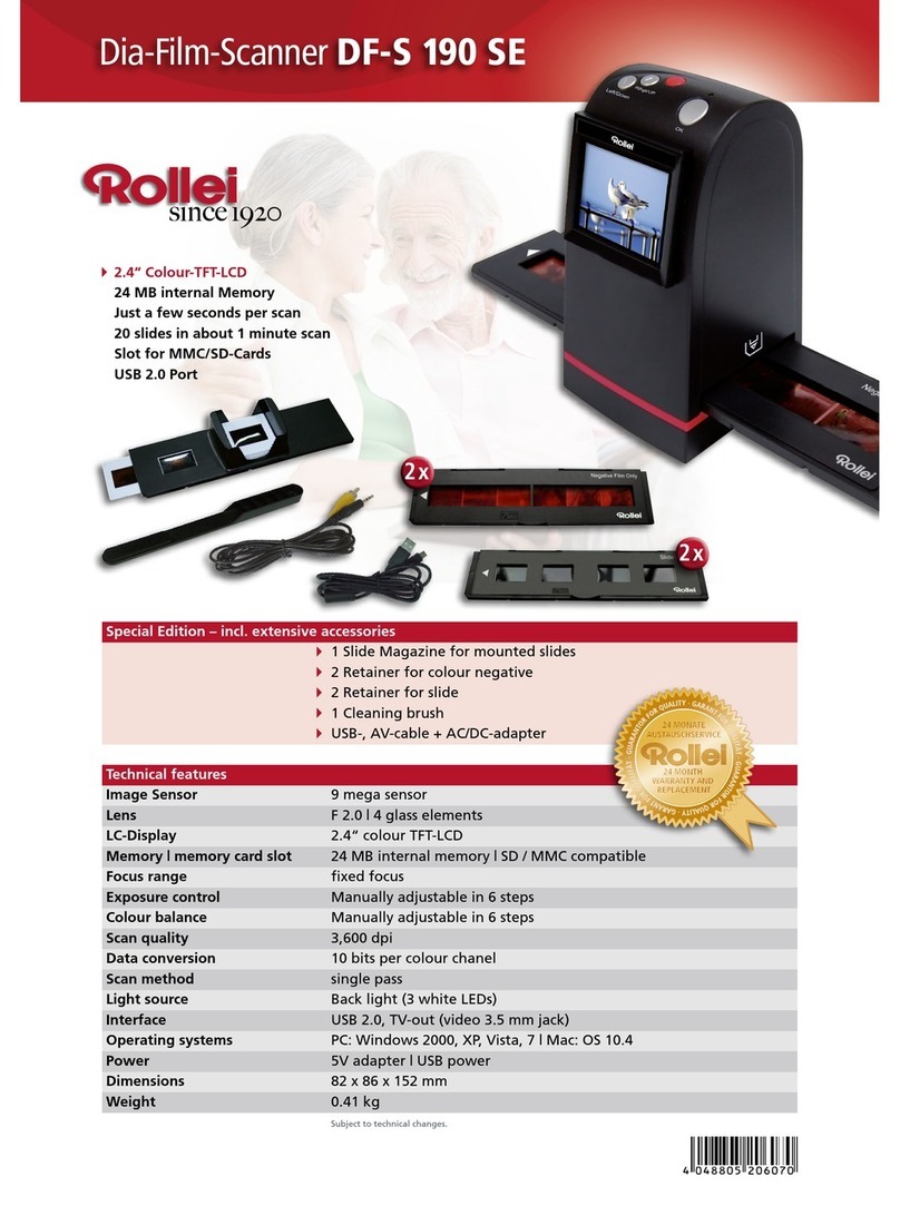 Rollei DF-S 190 SE datasheet