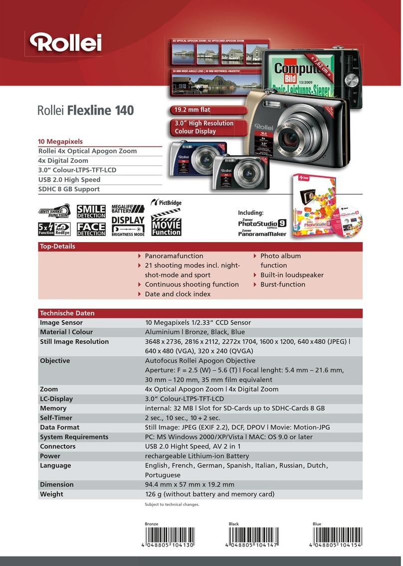 Rollei Flexline 140 User manual