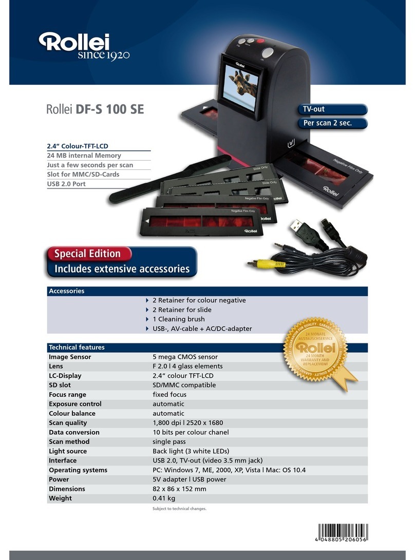 Rollei DF-S 100 SE - datasheet