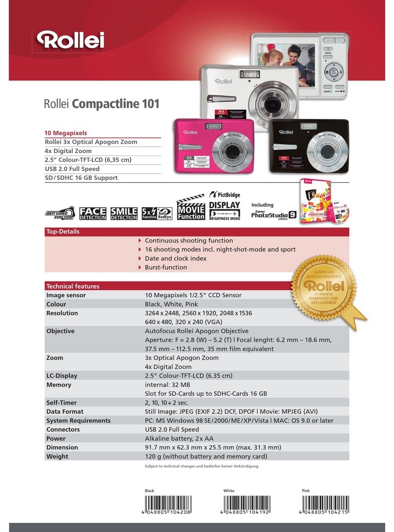 Rollei COMPACTLINE 101 User manual