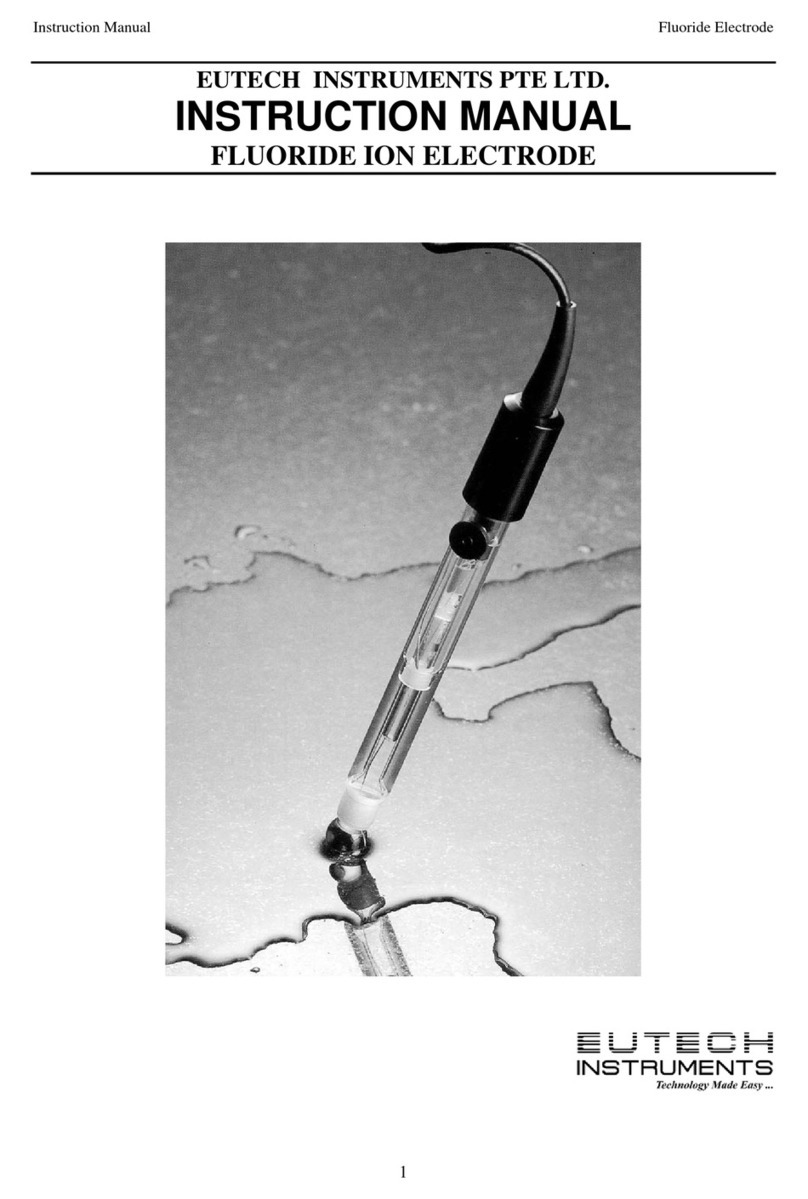 EUTECH INSTRUMENTS FLUORIDE EPOXY User manual