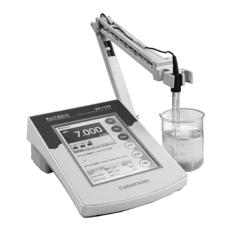 EUTECH INSTRUMENTS CYBERSCAN PH 5000 PH METER instruction manual