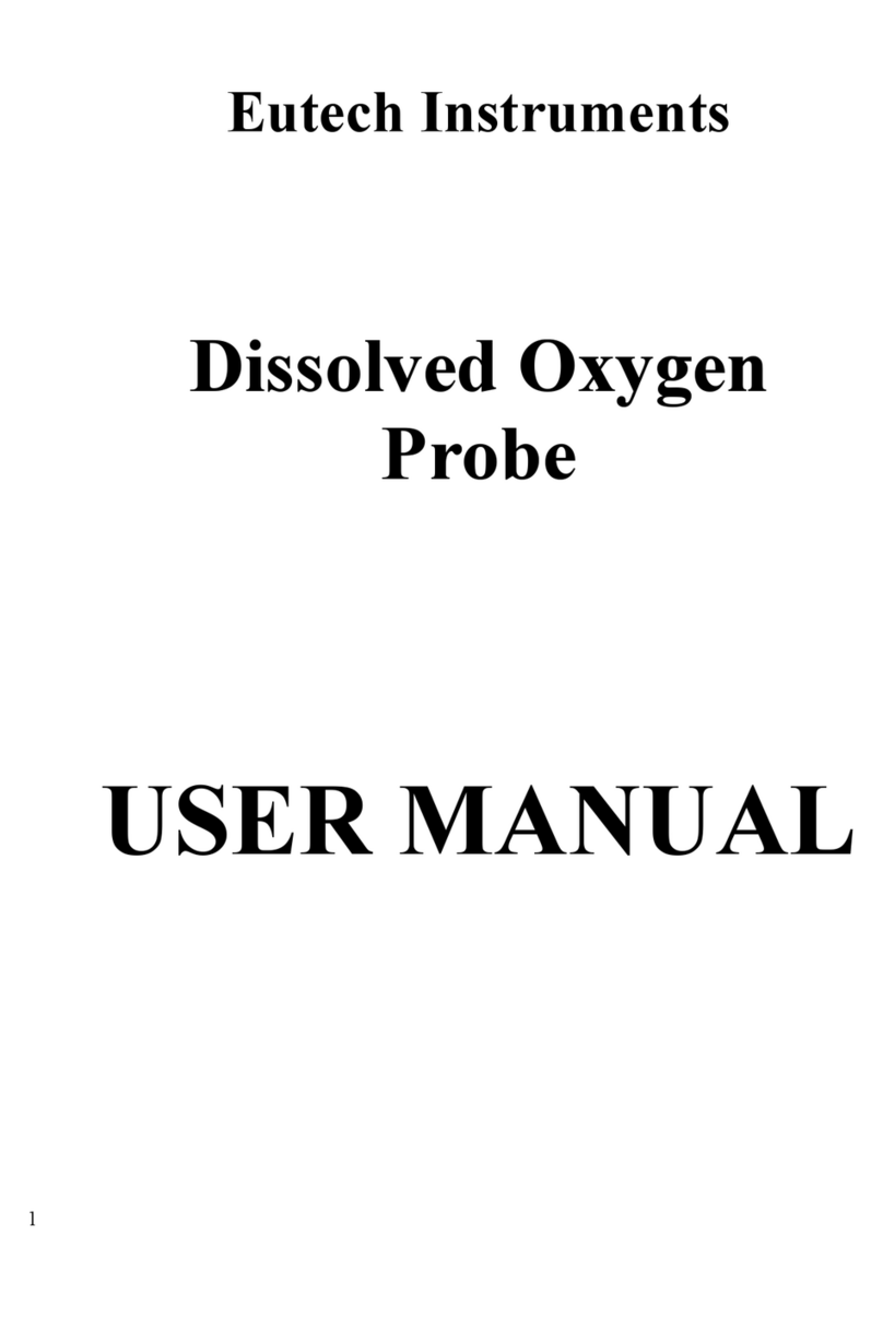 EUTECH INSTRUMENTS DISSOLVED OXYGEN PROBE user manual EUTECH INSTRUMENTS DISSOLVED OXYGEN PROBE user manual