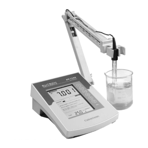 EUTECH INSTRUMENTS CYBERSCAN PH 1500 PHION METER instruction manual