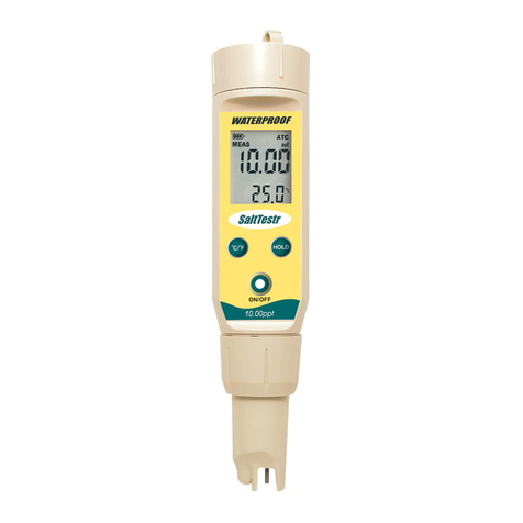 EUTECH INSTRUMENTS WATERPROOF SALTTESTR User manual