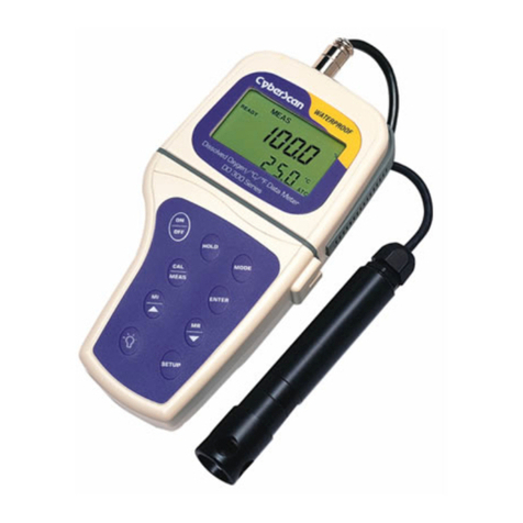 EUTECH INSTRUMENTS WATERPROOF CYBERSCAN PD 300 PHDISSOLVED OXYGEN... User manual EUTECH INSTRUMENTS WATERPROOF CYBERSCAN PD 300 PHDISSOLVED OXYGEN... User manual