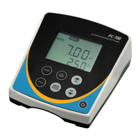 EUTECH INSTRUMENTS PC 700 User manual EUTECH INSTRUMENTS PC 700 User manual